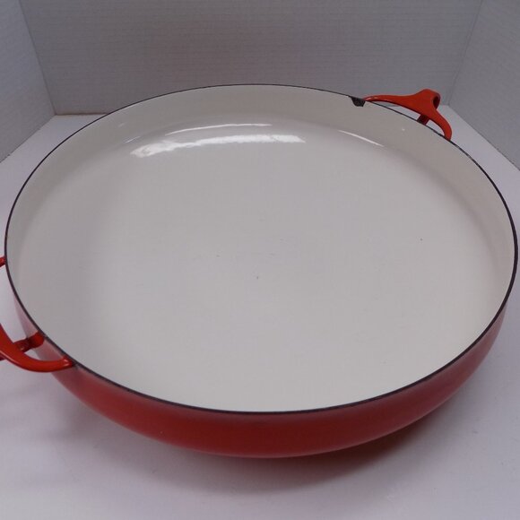 VTG Dansk IHQ Paella Pan 15" Enameled Steel Kobenstyle Quistgaard MCM Denmark - Picture 3 of 9